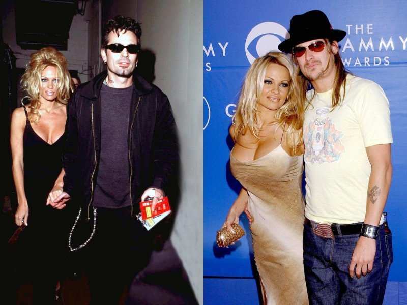 Pamela Anderson, Tommy Lee, Kid Rock