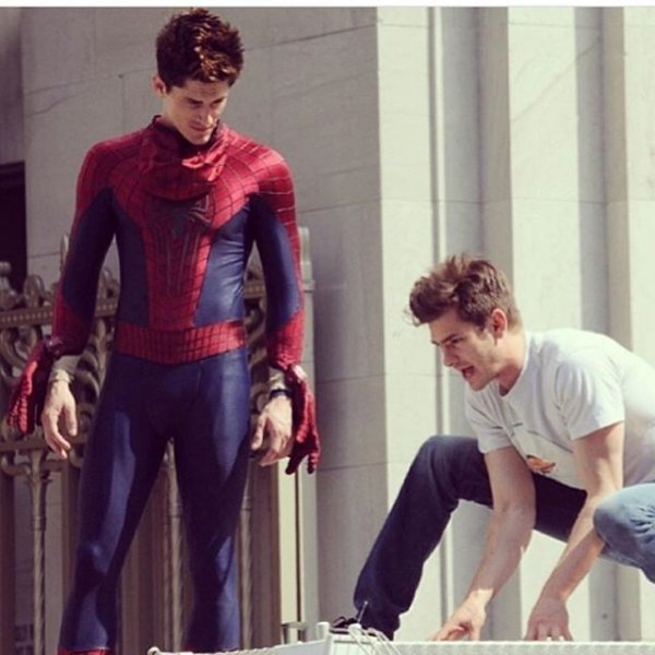 William R. Spencer bio je dubler Andrewu Garfieldu u filmu 'Čudesni Spiderman'
