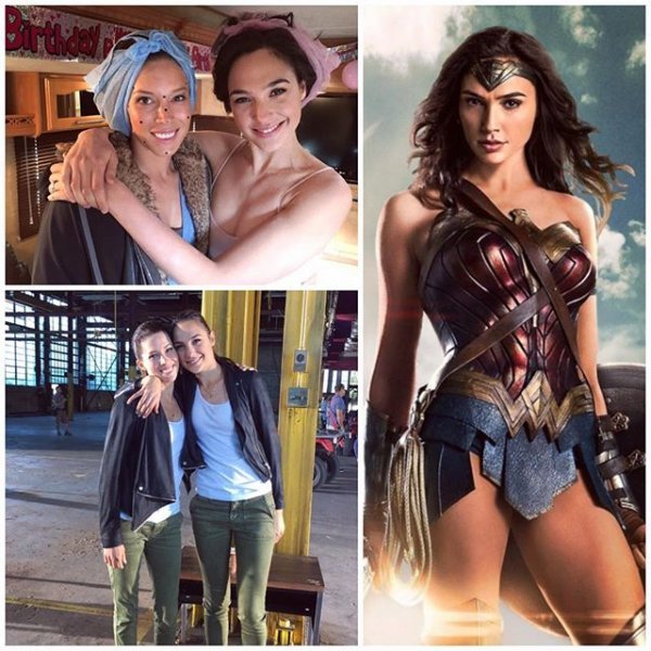 Alicia Vela-Bailey i Gal Gadot u 'Wonder Woman'