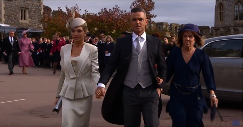 Robbie Williams sa suprugom Aydom Field i njezinom majkom Gwen Field