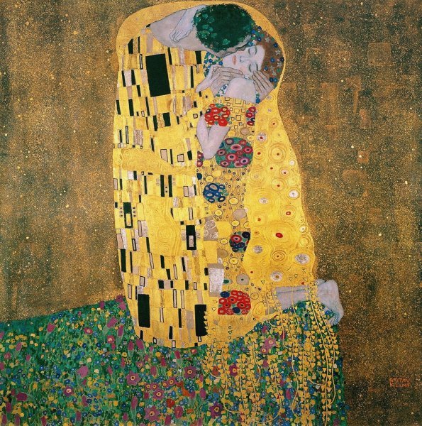 Gustav Klimt, 'Poljubac', 1907.-1908.