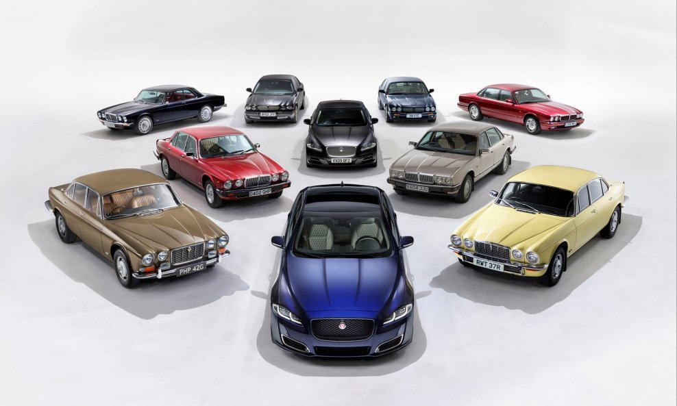 Sve generacije Jaguara XJ od 1968. do 2019.