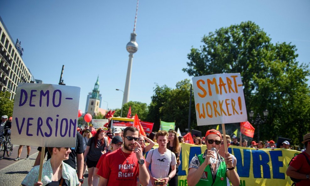 Prosvjed radnika u Berlinu