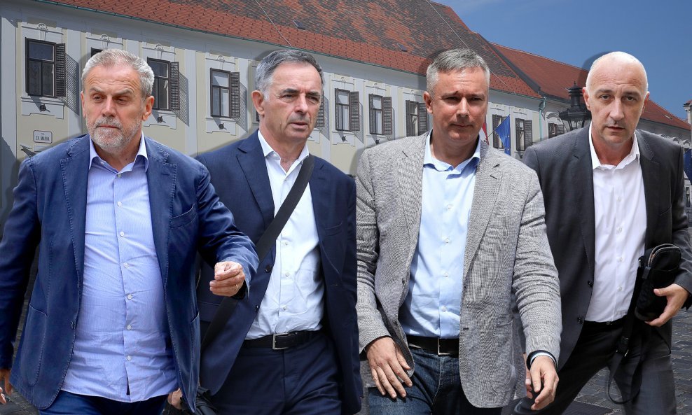 Milan Bandić, Milorad Pupovac, Darinko Kosor, Ivan Vrdoljak