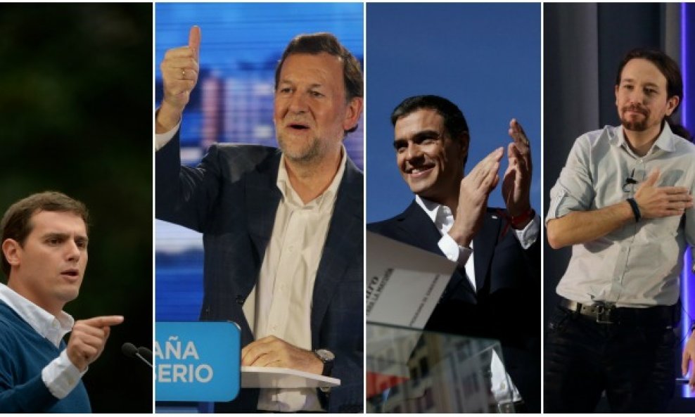 španjolski izbori Rivera Rajoy Sanchez Iglesias