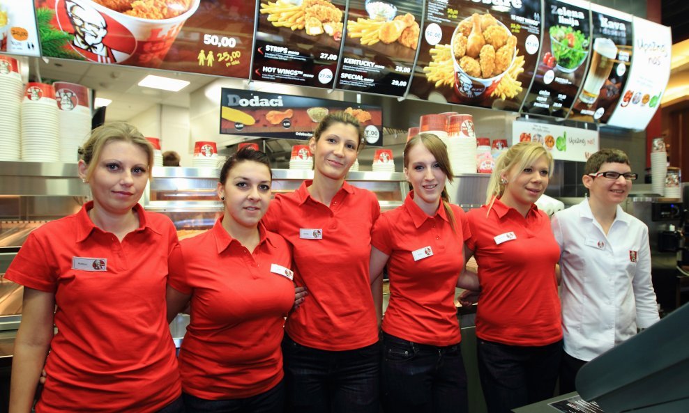 Restoran iz globalno popularne franšize KFC otvoren je 2011. u zagrebačkom Arena centru