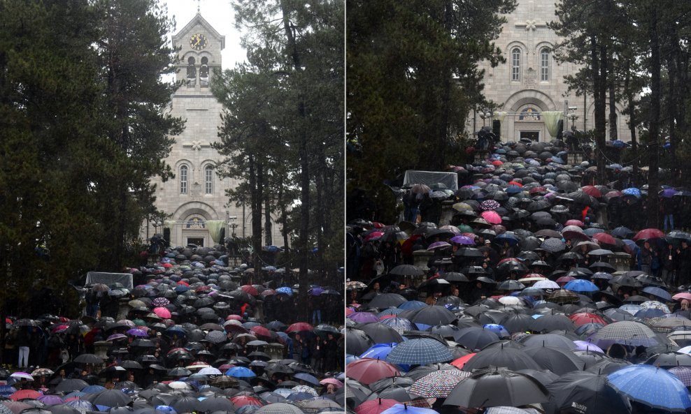 Crkveno-narodni sabor u Nikšiću okupio je protivnike zakona o slobodi vjeroispovijesti.