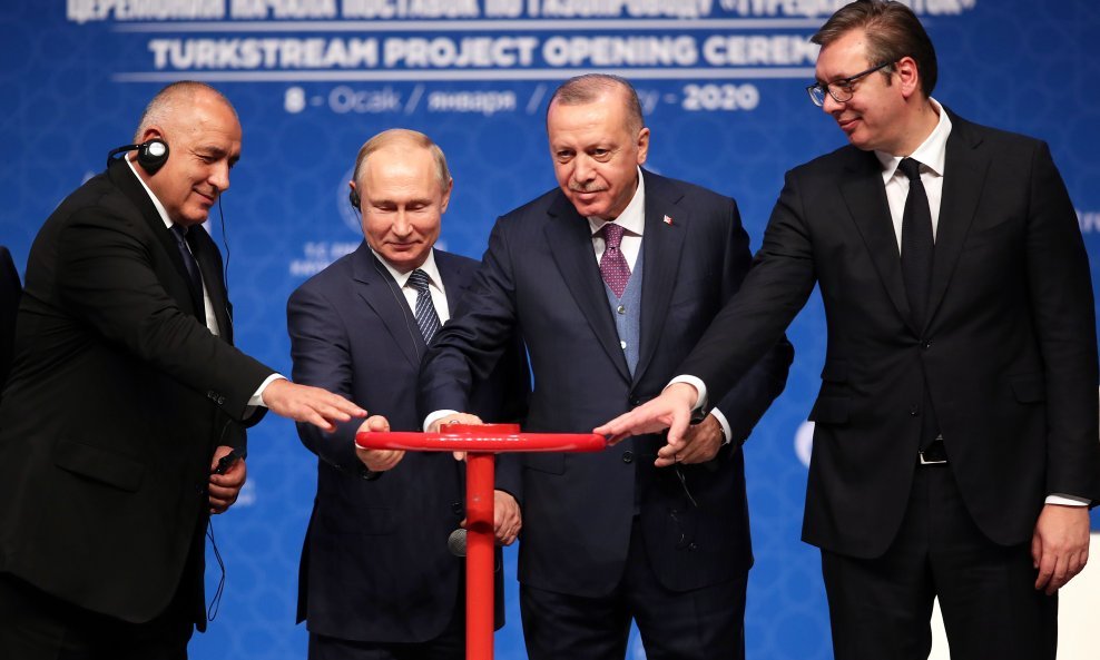 Erdogan i Putin svečano obilježili početak rada Turskog toka