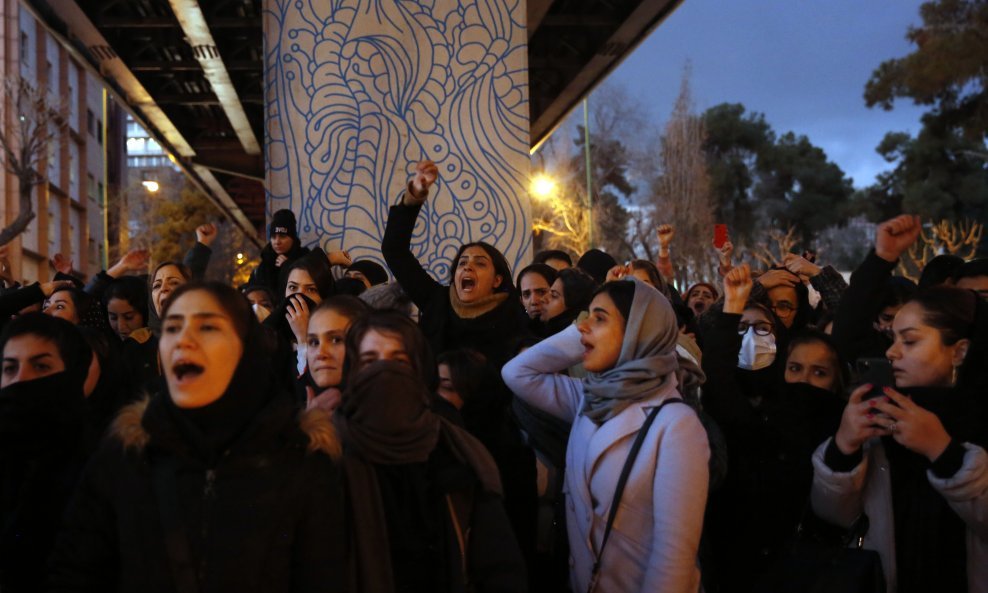 Prosvjed na sveučilištu Amir Kabir u Teheranu