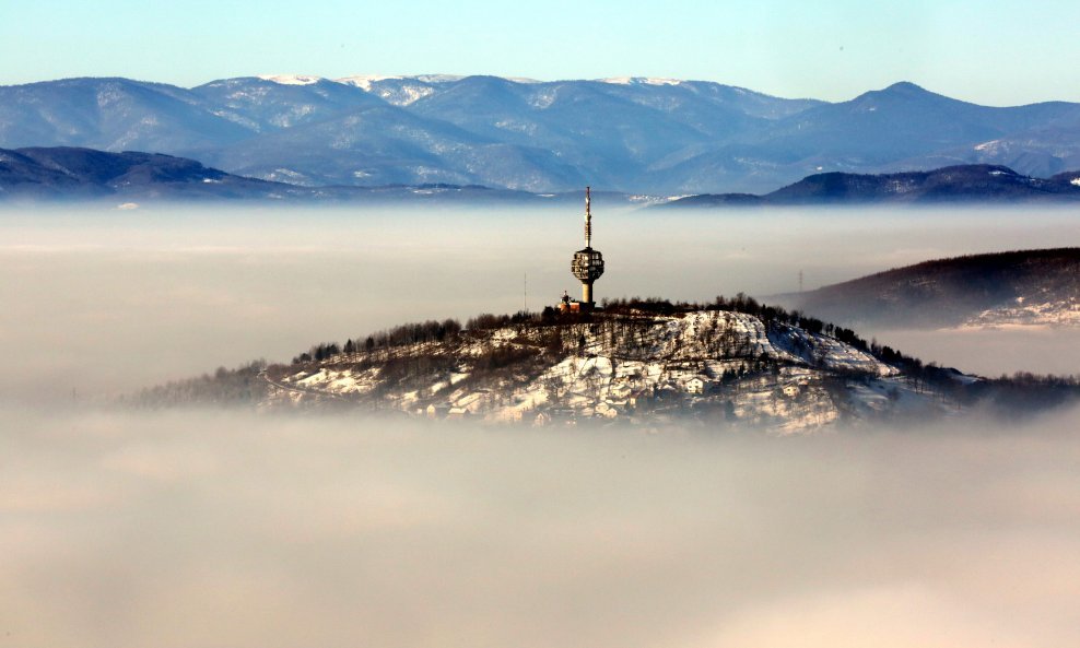 Glavni grad BiH prekriven je slojem smoga