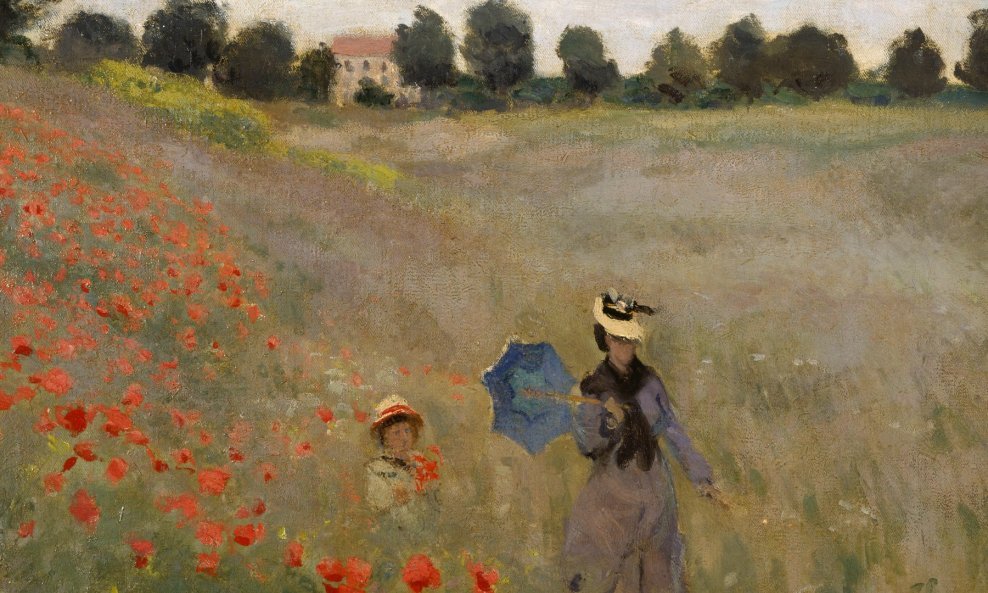 'Les Coquelicots à Argenteuil' Claude Monet