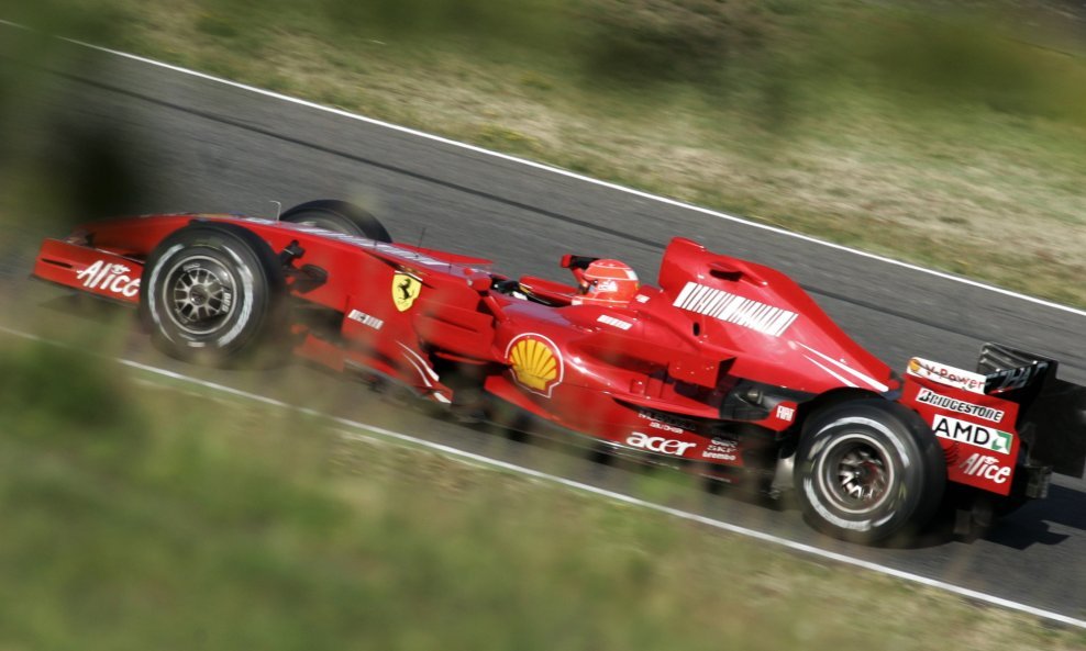 Michael Schumacher, Ferrari, testiranje 2009