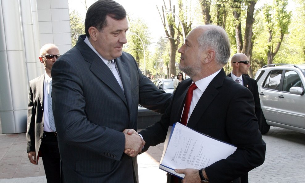 Milorad Dodik i Valentin Inzko