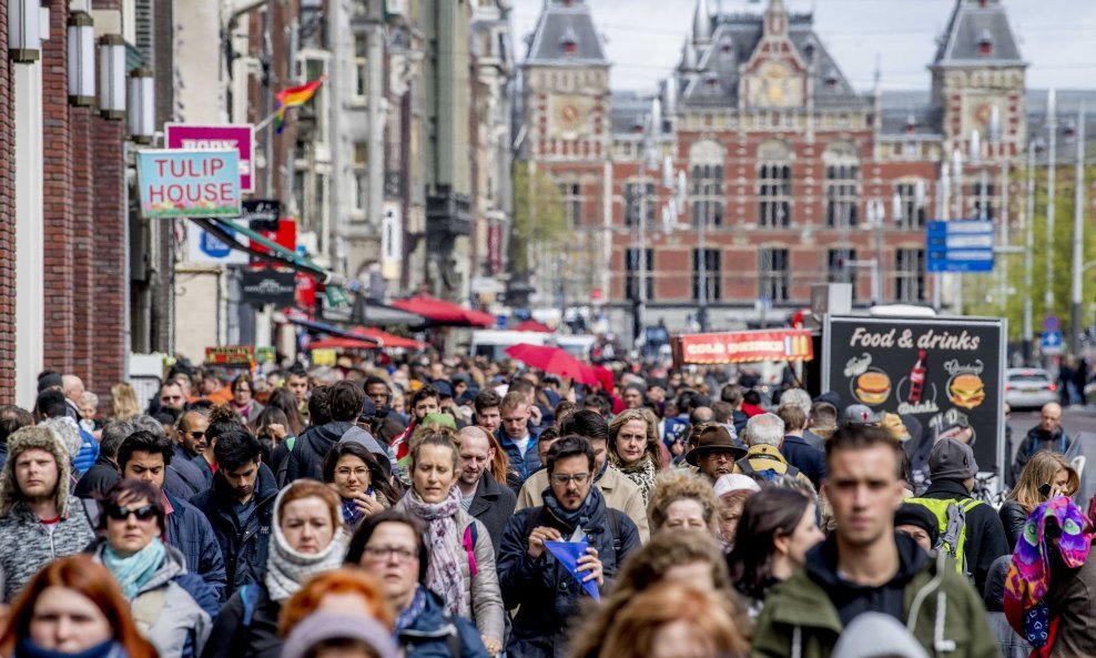 Amsterdam svake godine posjeti gotovo 20 milijuna turista