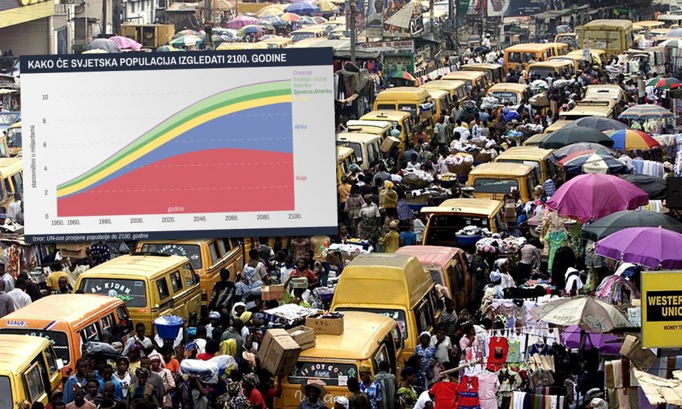 Prometna gužva u Lagosu (Nigerija)