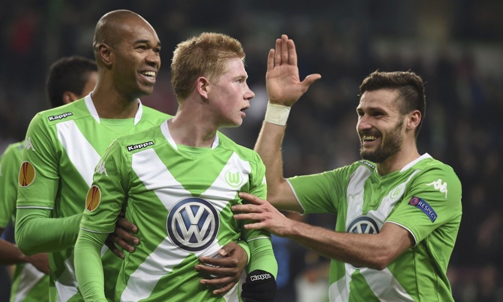 VfL Wolfsburg - Inter Milan, Kevin de Bruyne (C)