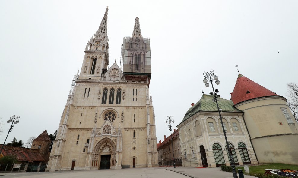 Zagrebačka katedrala - ilustracija