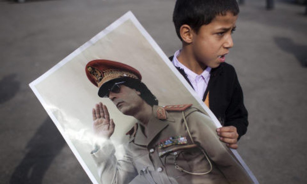 Libija Moamer Gadafi dijete