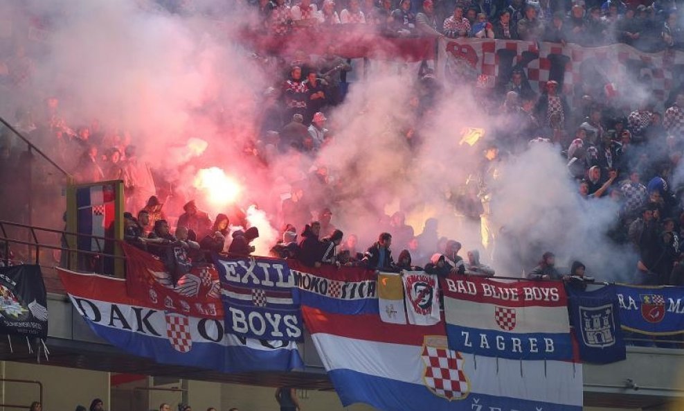 hrvatski navijači na San Siru