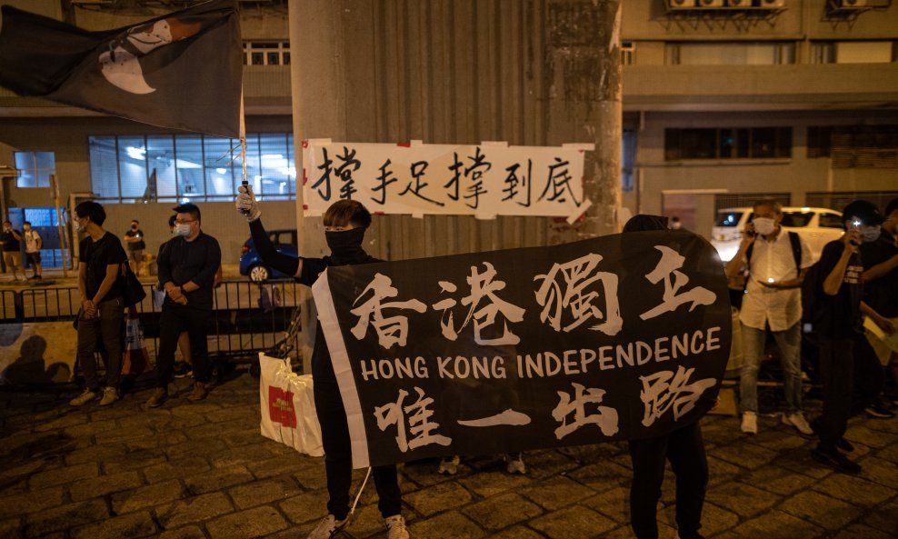 Prosvjedi u Hong Kongu / Ilustracija