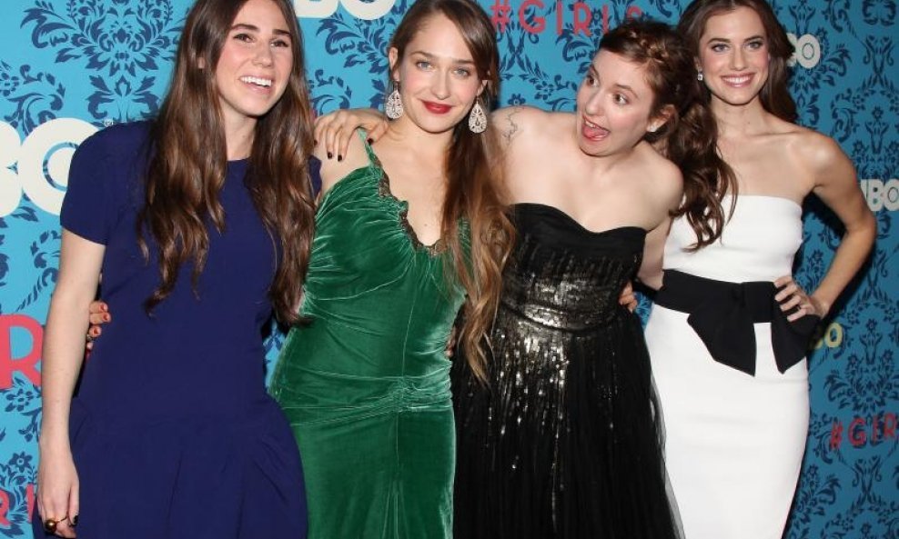 Zosia Mamet, Jemima Kirke, Lena Dunham i Allison Williams na njujorškoj premijeri serije 'Djevojke'