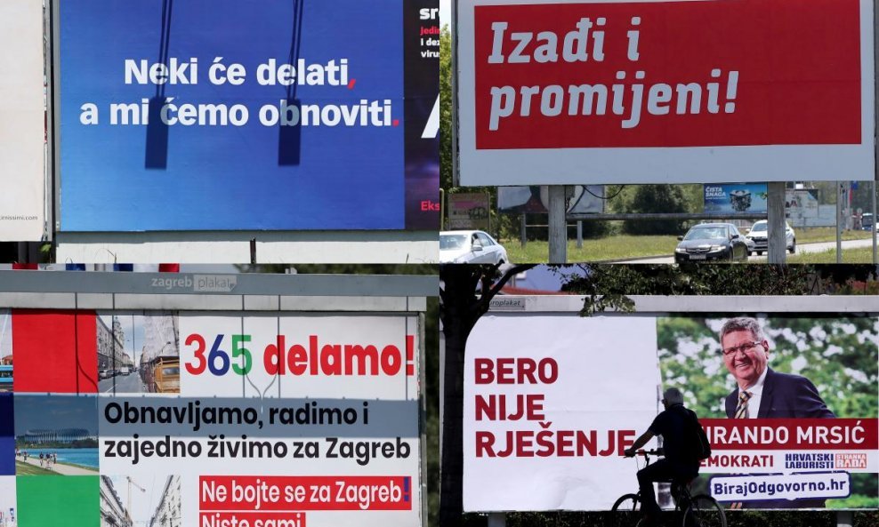 Izborni plakati preplavili su Zagreb
