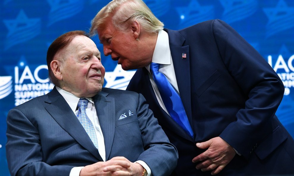 Sheldon Adelson i Donald Trump