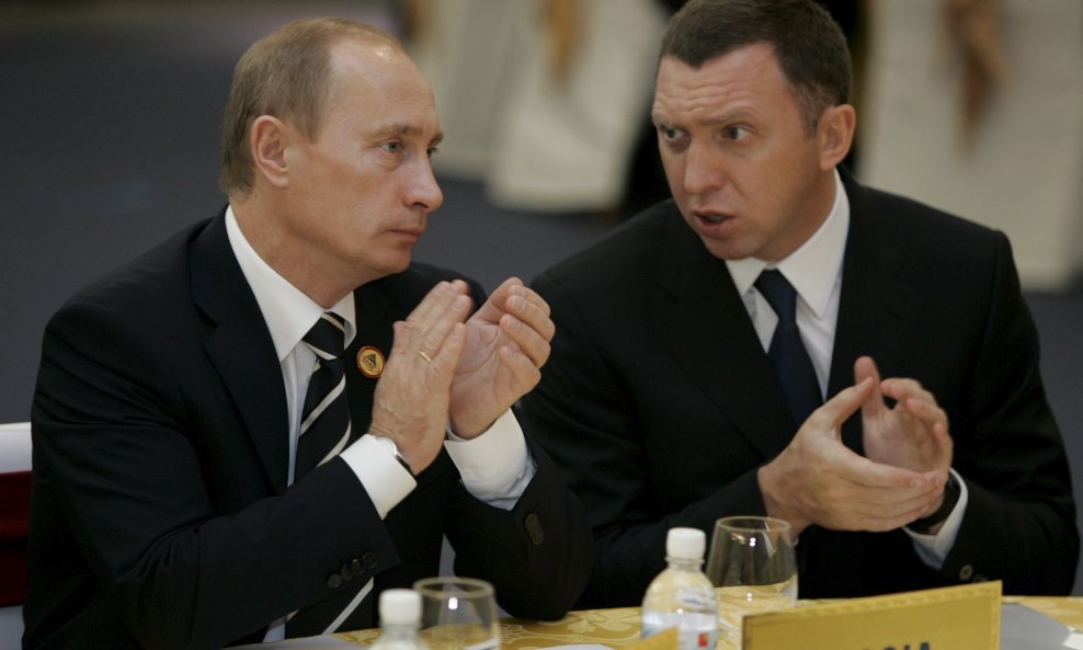 Vladimir Putin i Oleg Deripaska