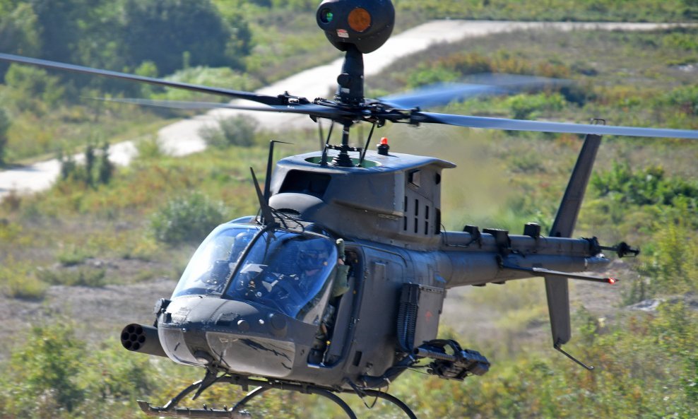 Bojeva gađanja i raketiranja iz helikoptera Kiowa Warrior