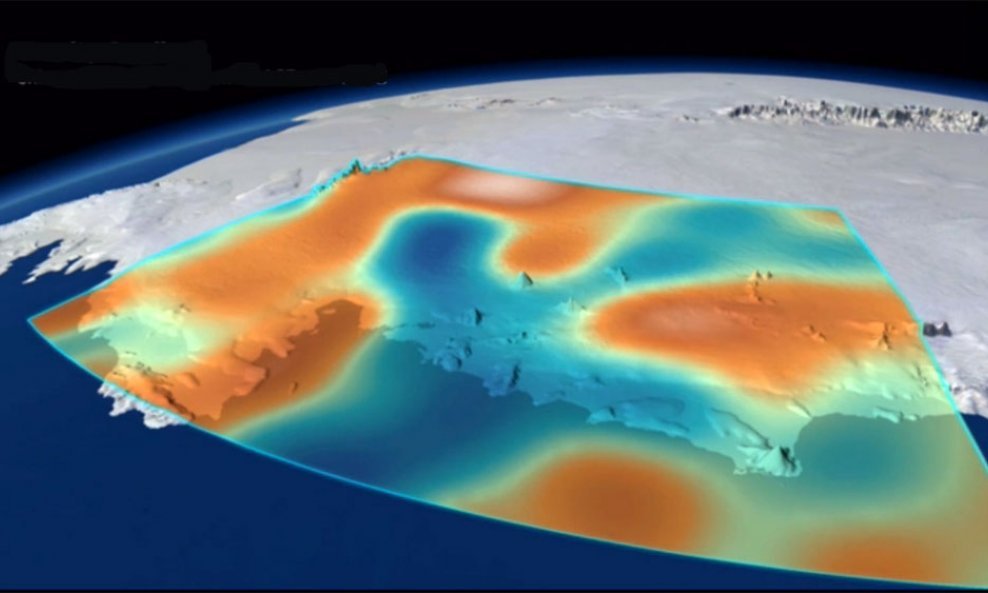 Gravitacija ESA Antarktika