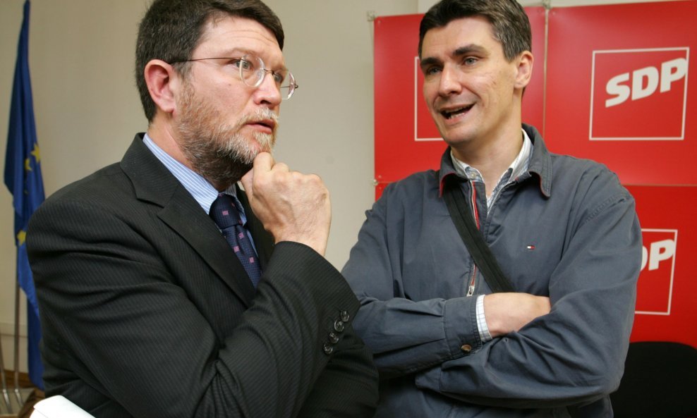 Tonino Picula i Zoran Milanović 2004. godine