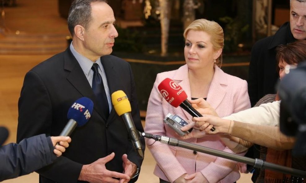 Danijel Srb i Kolinda Grabar Kitarović