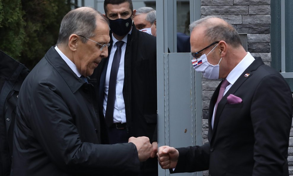 Ruski šef diplomacije Sergej Lavrov i Gordan Grlić Radman