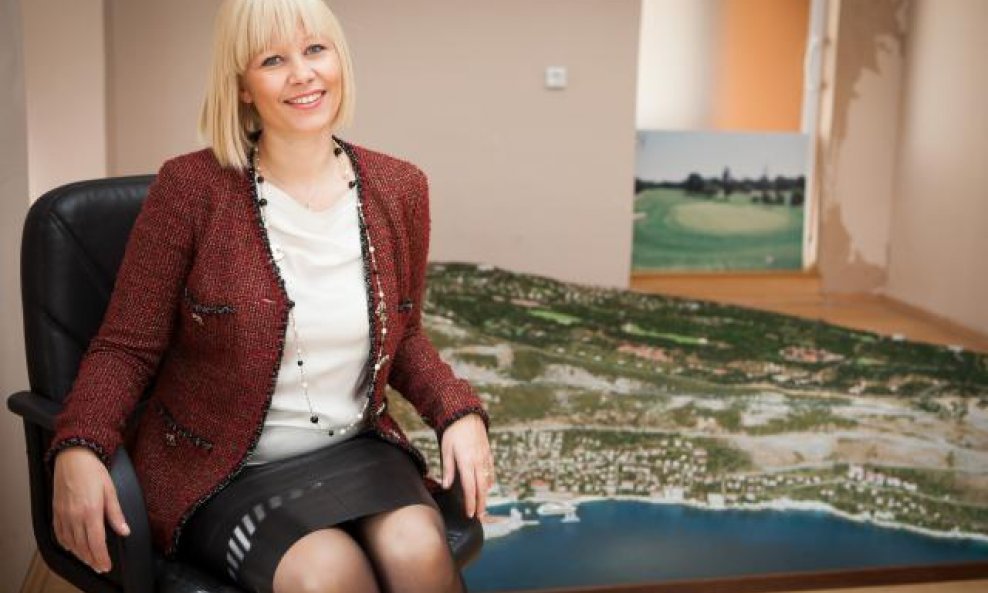 Maja Brinar Frenkel - vlasnica tvrtke Razvoj Golf koja ulažu u projet na Srđu