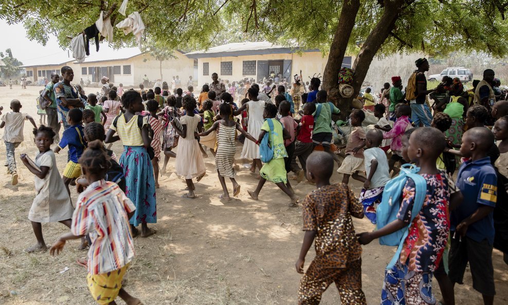 Kamp za prognanike u Srednjoafričkoj Republici