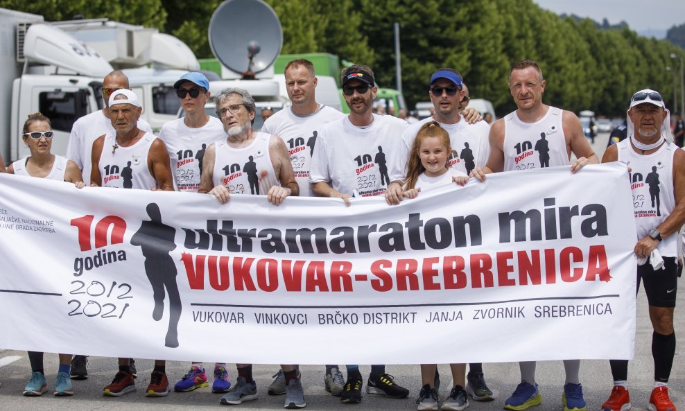 Ultramaratonci iz Vukovara u Srebrenici