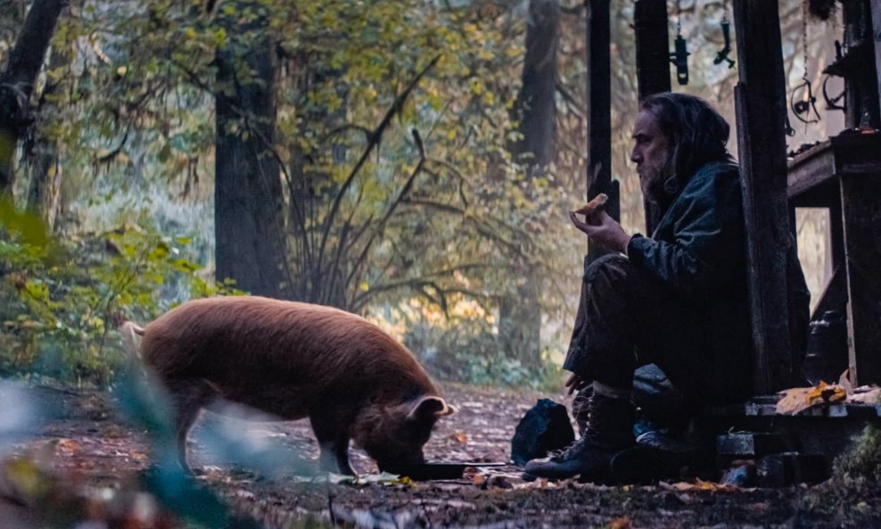 Nicolas Cage sa svinjom u filmu 'Svinja'