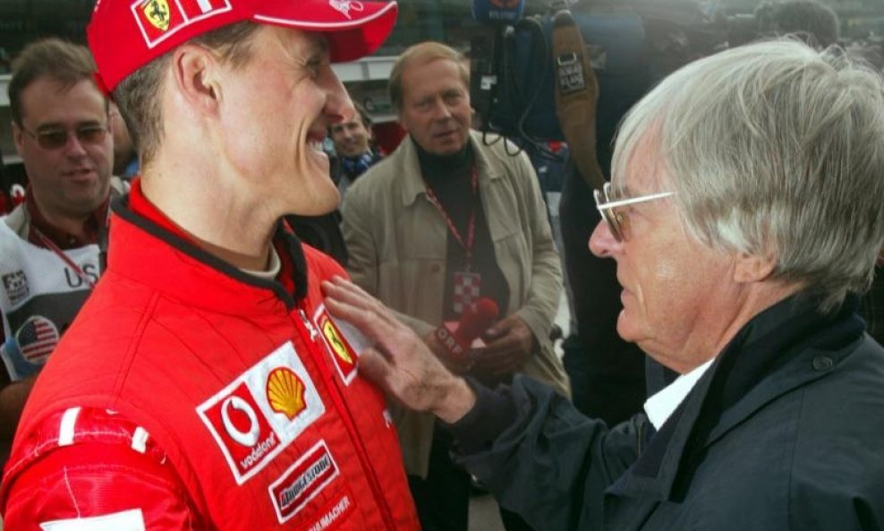Michael Schumacher i Bernie Ecclestone