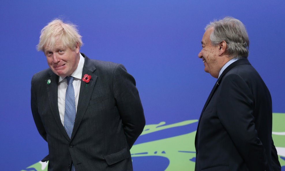 Boris Johnson, Antonio Guterres