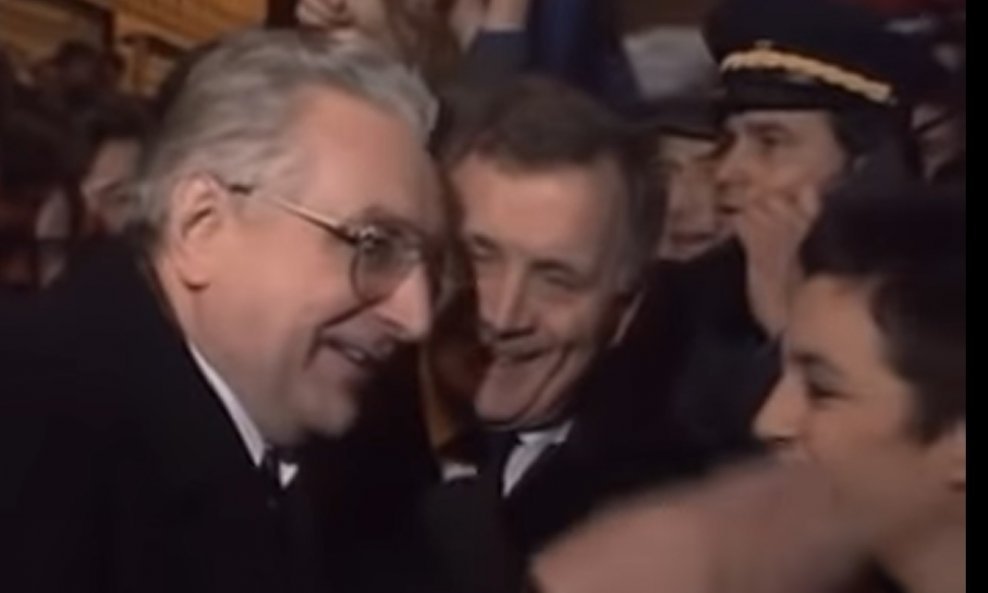 Franjo Tuđman na proslavi priznanja