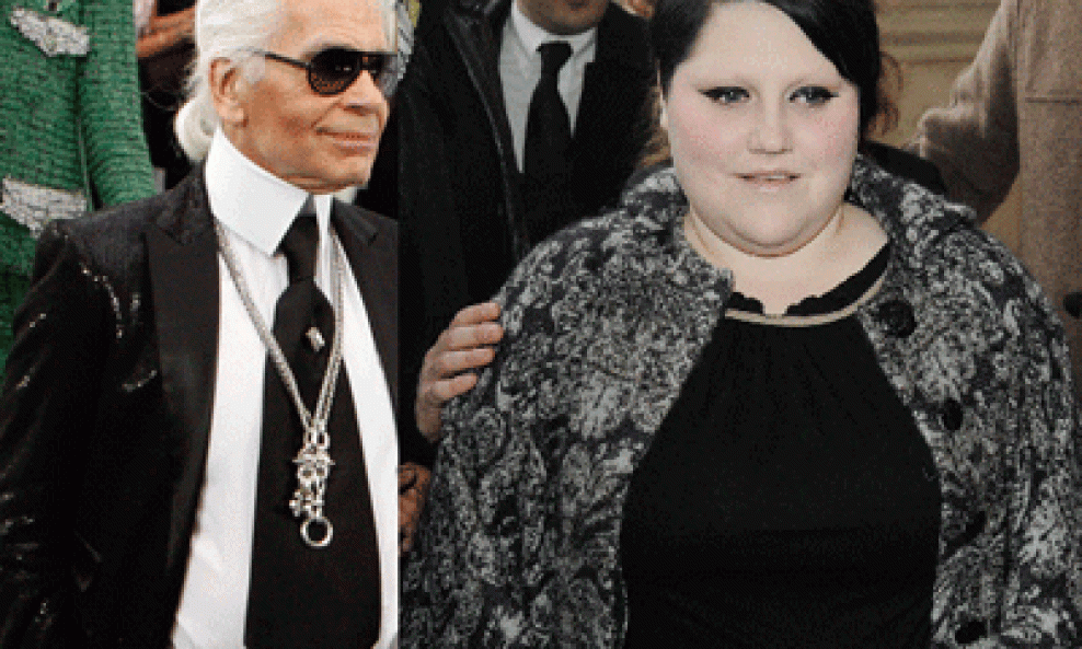 Karl Lagerfeld i Beth Ditto