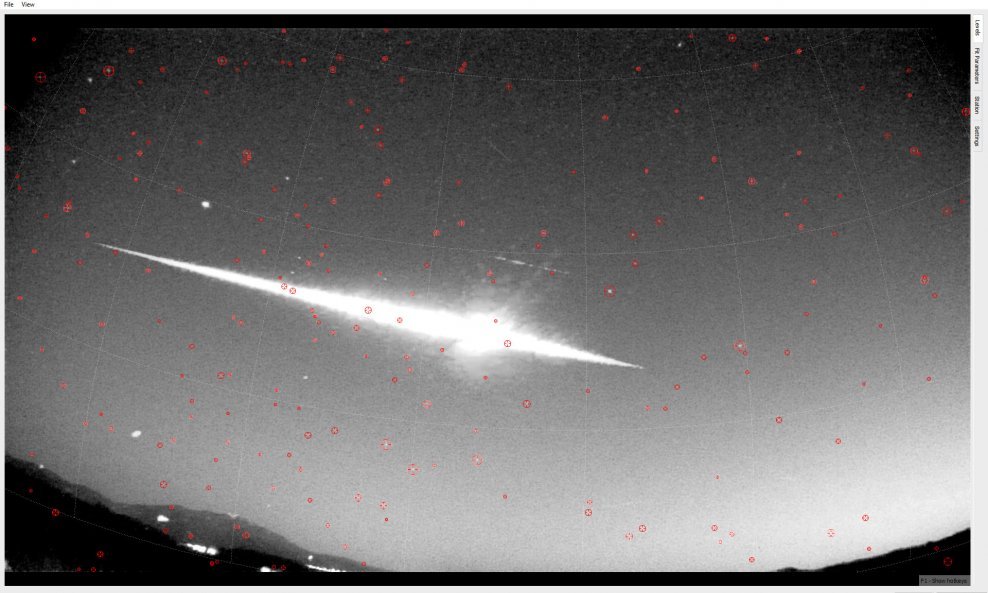 Slika meteora koji je izgorio iznad Hrvatske