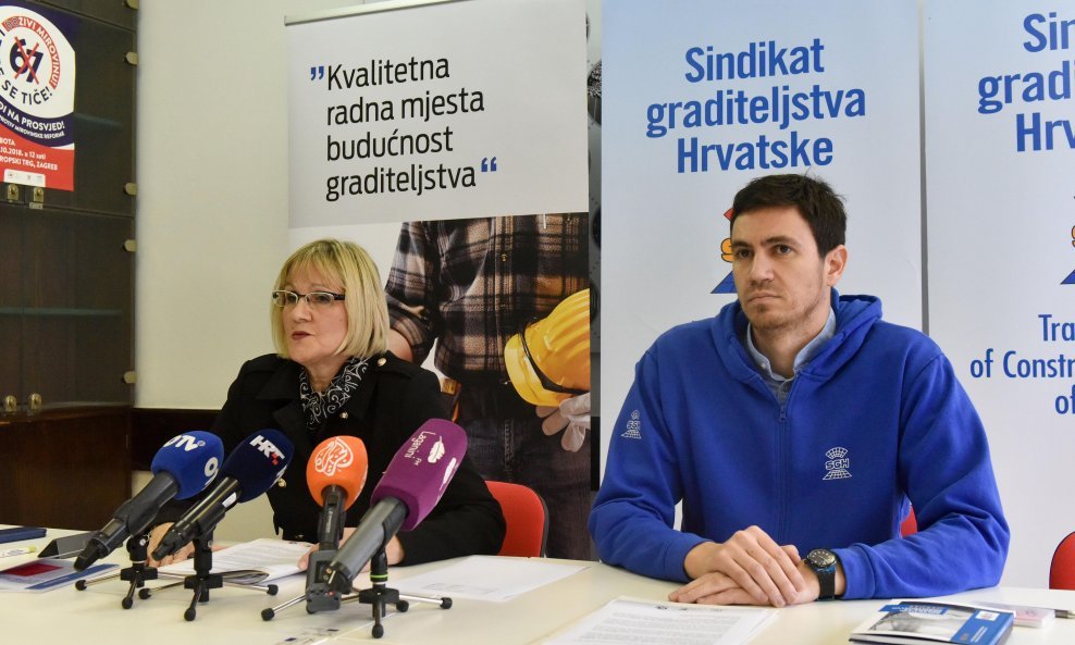 Sindikat graditeljstva Hrvatske održao konferenciju za novinare
