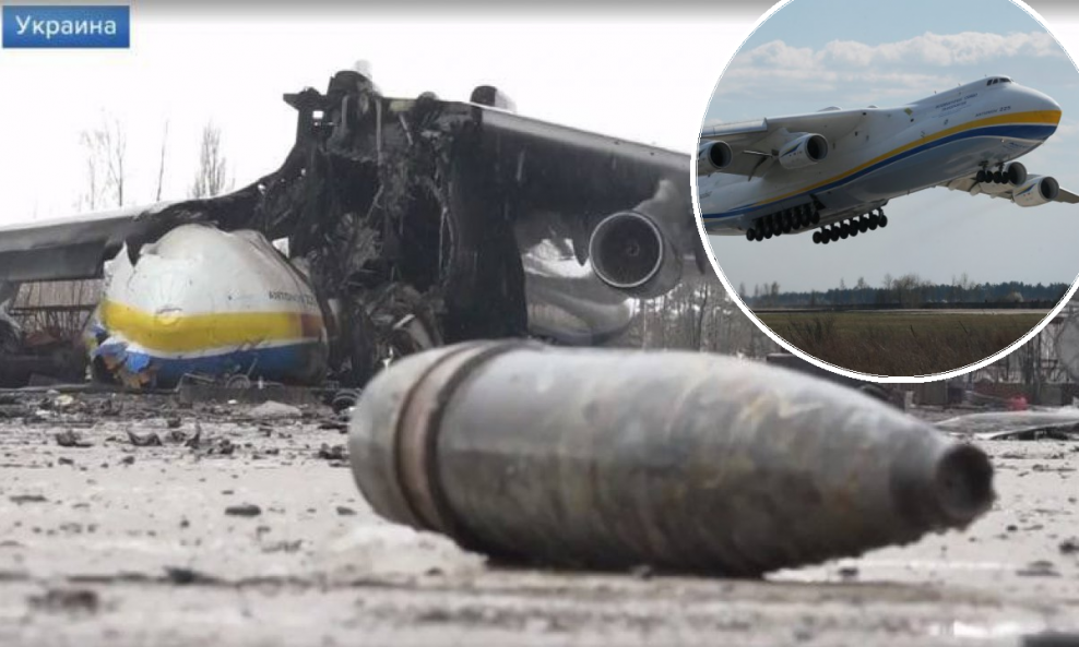Uništeni avion An-225 Mrija