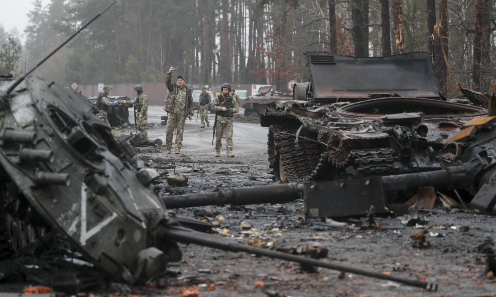 Okolica Kijeva nakon granatiranja i povlačenja ruske vojske