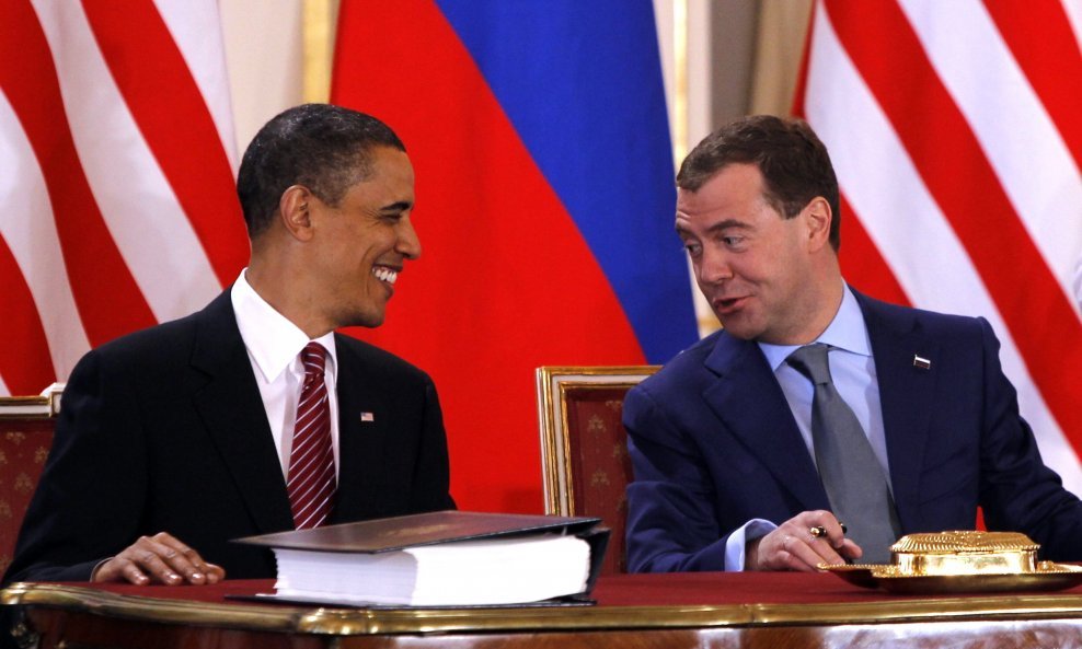 Barack Obama i Dmitrij Medvedev