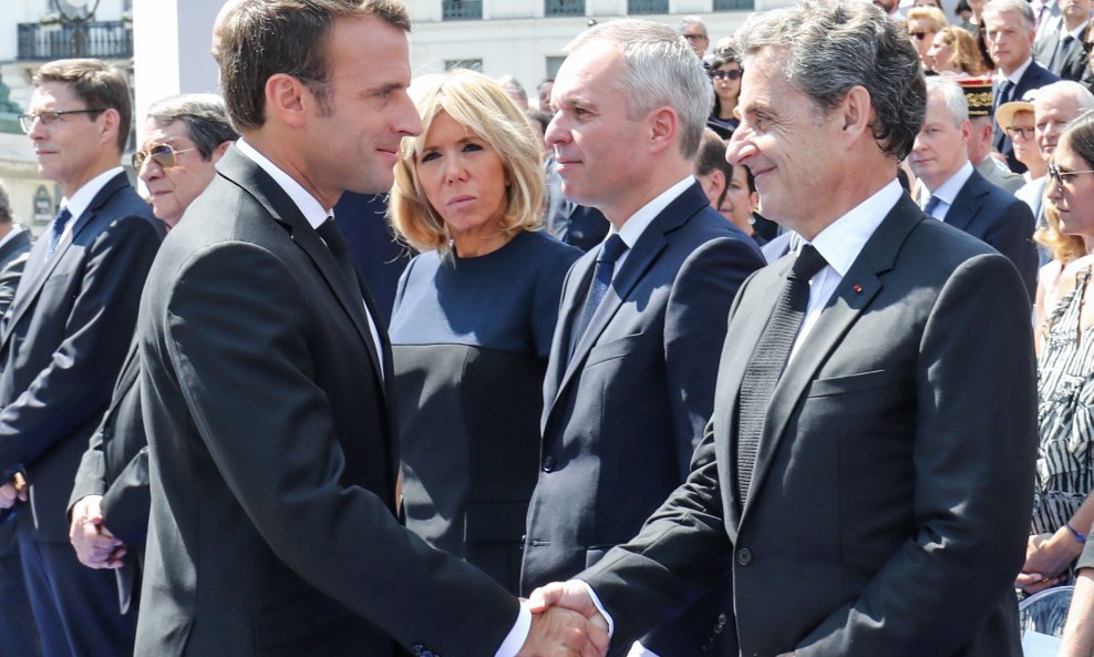 Emmanuel Macron i Nicolas Sarkozy