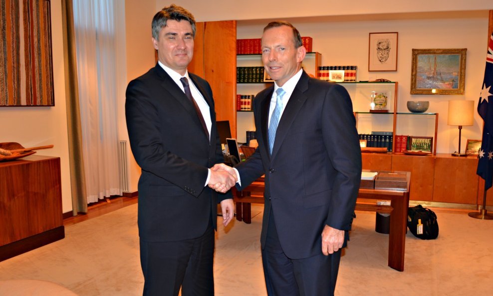 Zoran Milanović i Tony Abbott