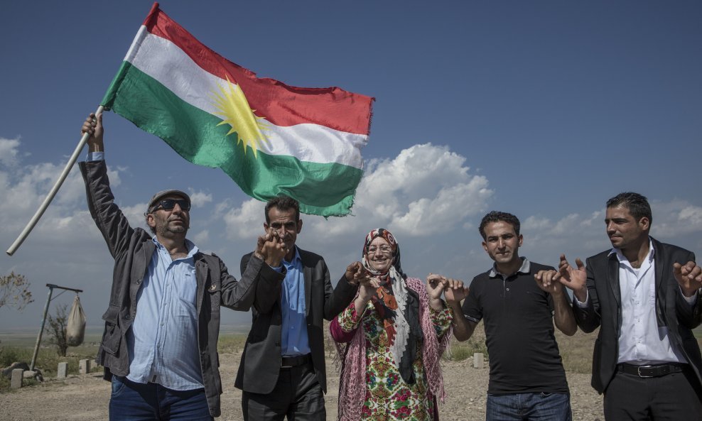Kurdi u svom 'glavnom gradu' Kirkuku