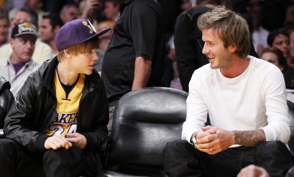 David Beckham i Justin Bieber